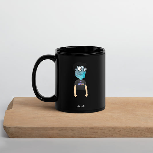 Bruce on a Black Glossy Mug