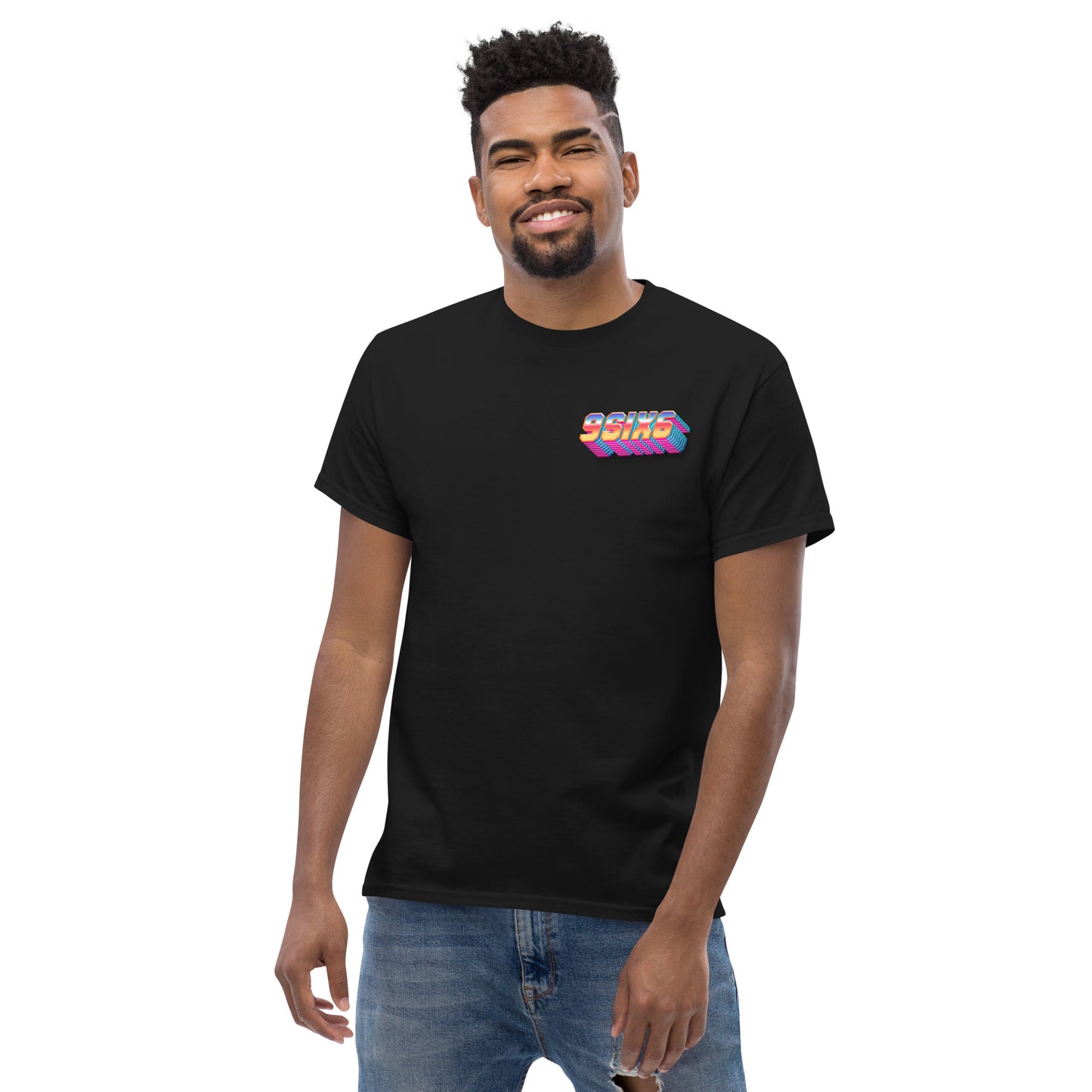 9Six6 Synthwave: Men's classic tee