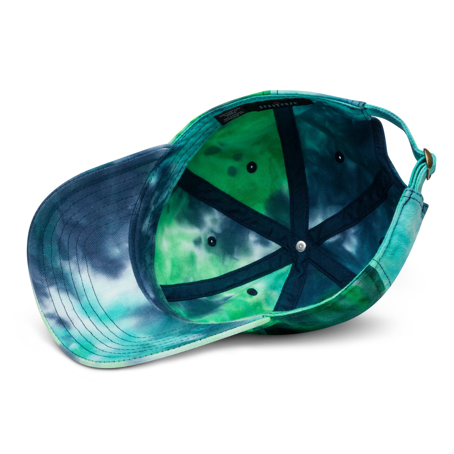 Tie dye hat with 9Six6 Logo