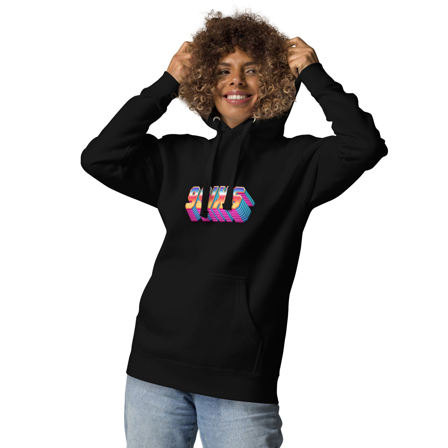 9Six6 Synthwave: Unisex Hoodie