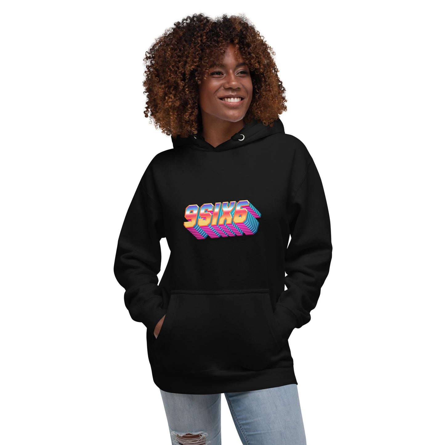 9Six6 Synthwave: Unisex Hoodie