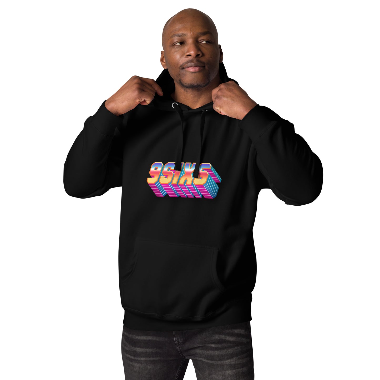 9Six6 Synthwave: Unisex Hoodie